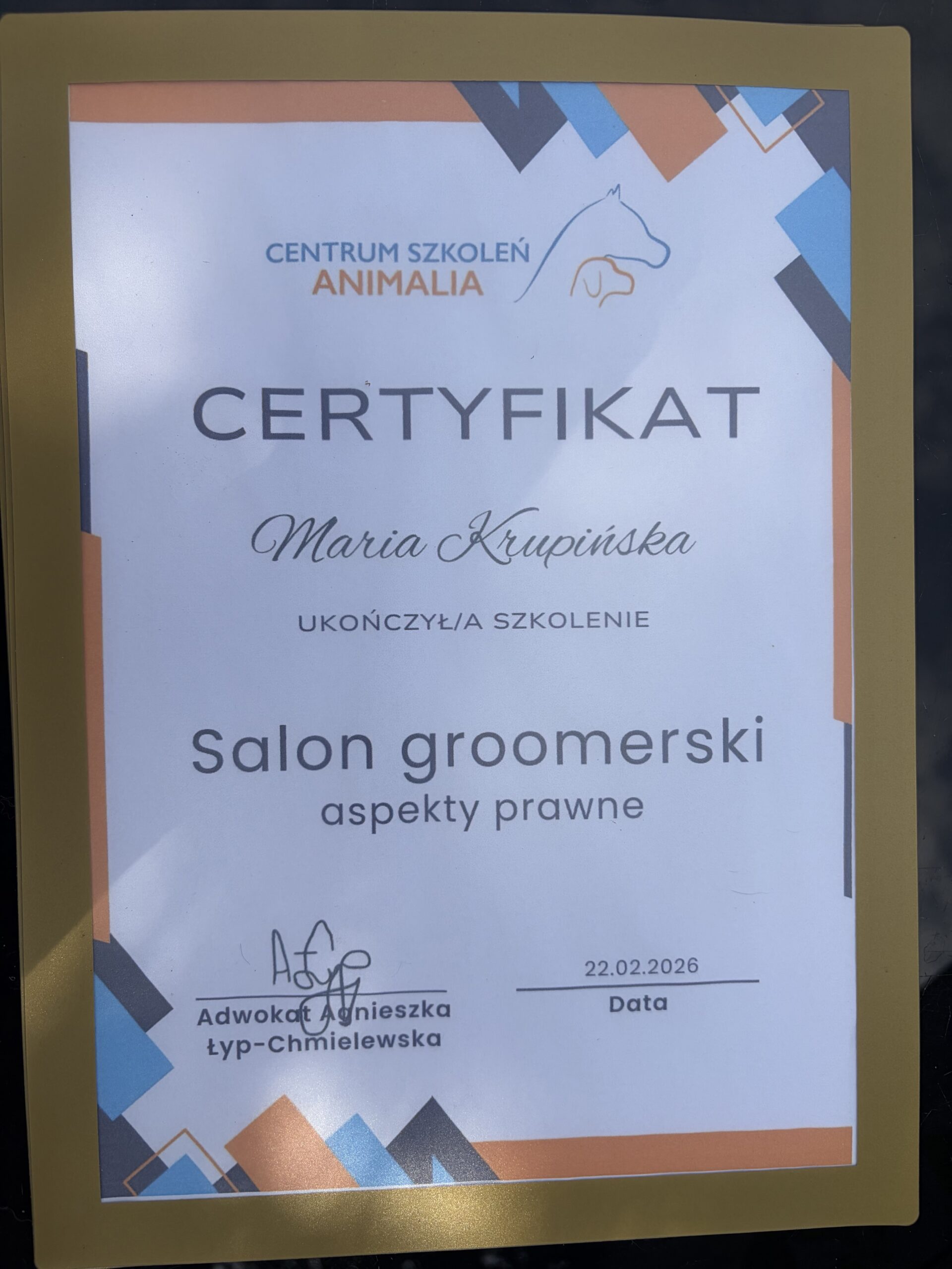 Kraina łapek certyfikat aspekty prawne